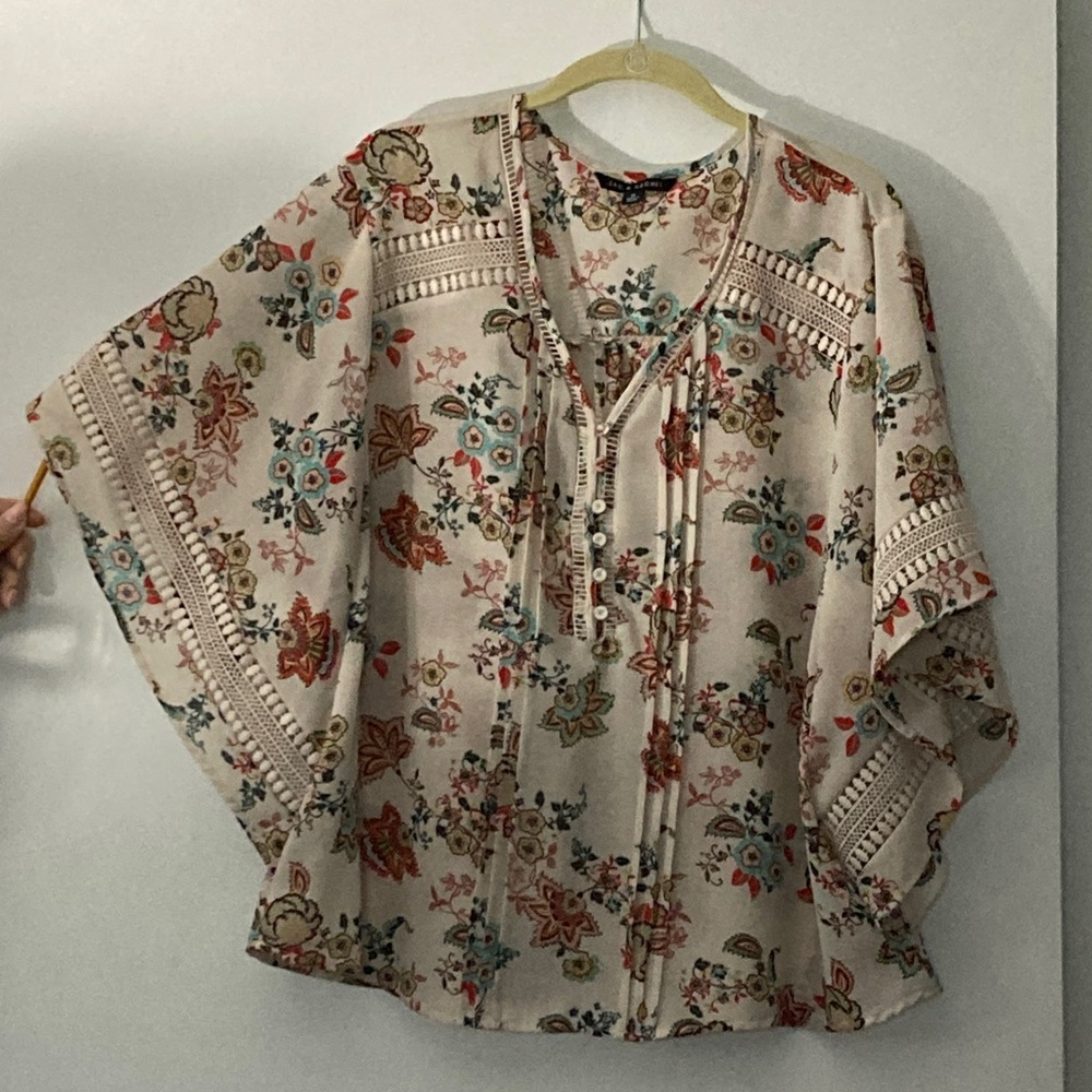 Zac & Rachel Multicolor Floral Blouse